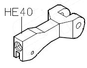 Крепление шатуна SIRUBA HE40-A Лапки для швейных машин и оверлоков